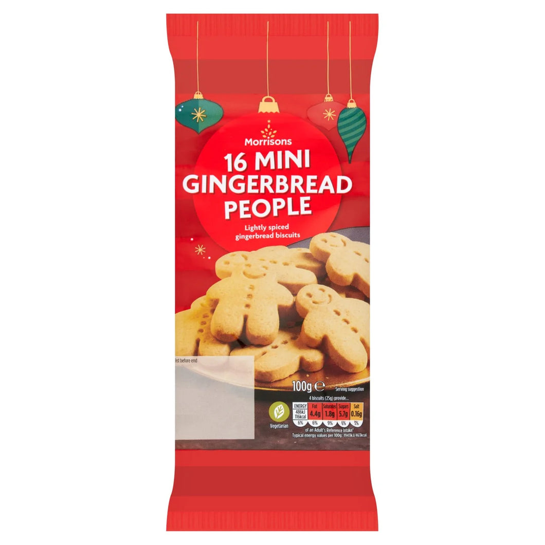 Morrisons Mini Gingerbread People 100g