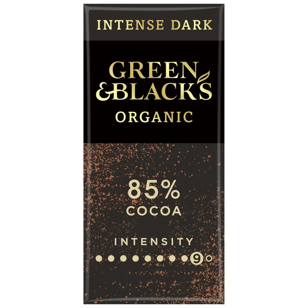 Green & Black's Organic 85% Dark Chocolate Bar 90g