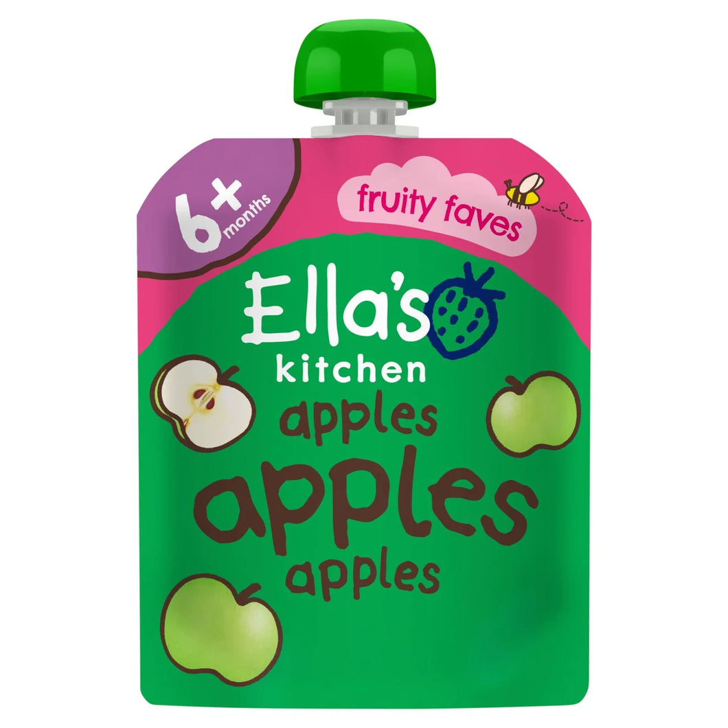 Ella's Kitchen Apples Apples Apples First Tastes Baby Food Pouch 6+ Months - 70g