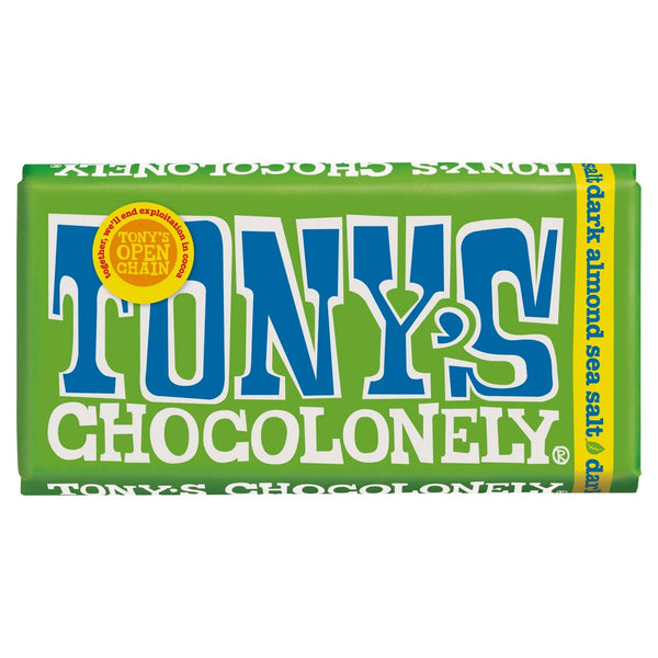 Tony's Chocolonely Dark Chocolate 51% Almond Sea Salt - 180g