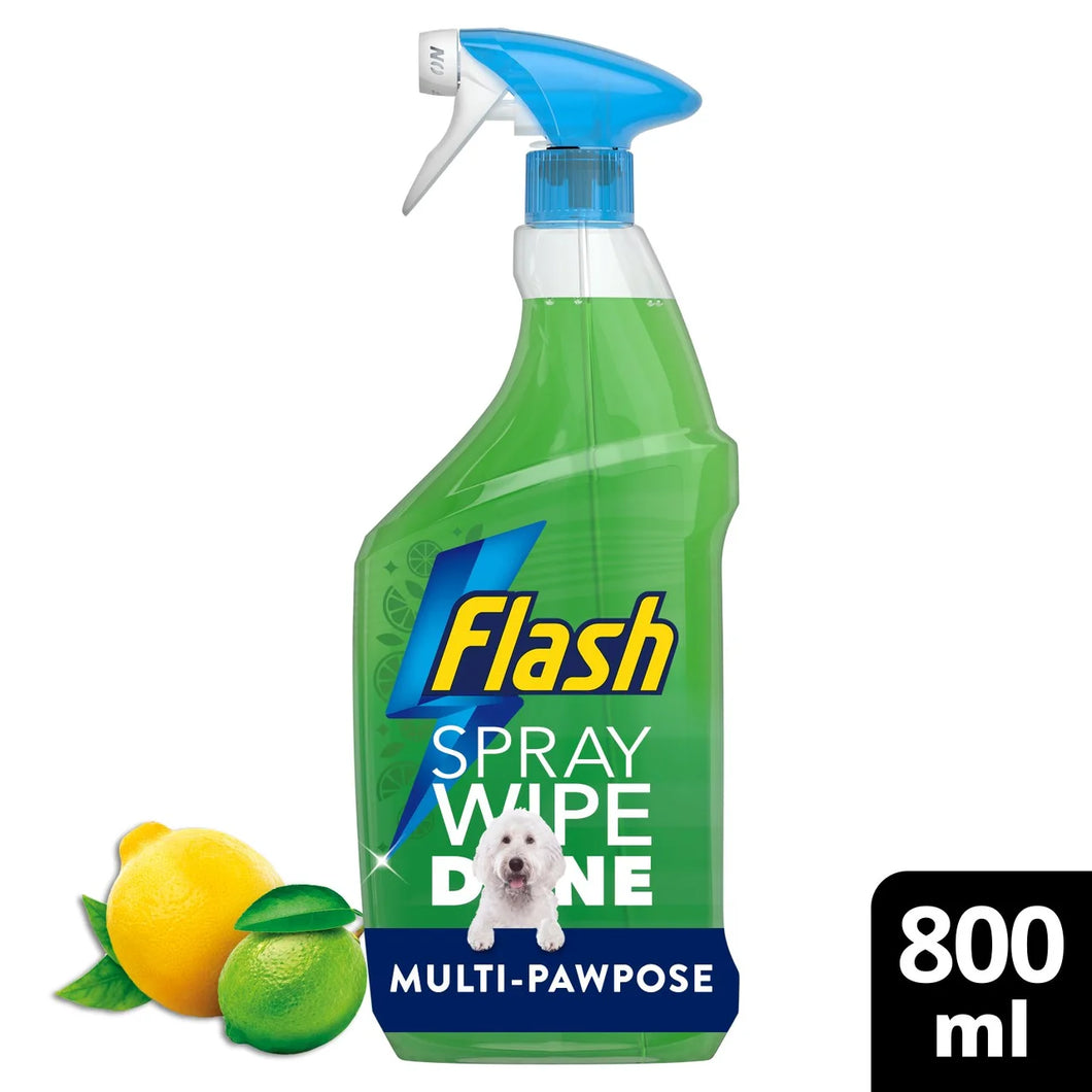 Flash Spray Wipe Done Pet 800ml