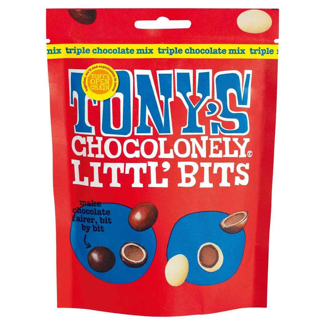 Tony's Chocolonely Littl' Bits Triple Chocolate Mix - 100g