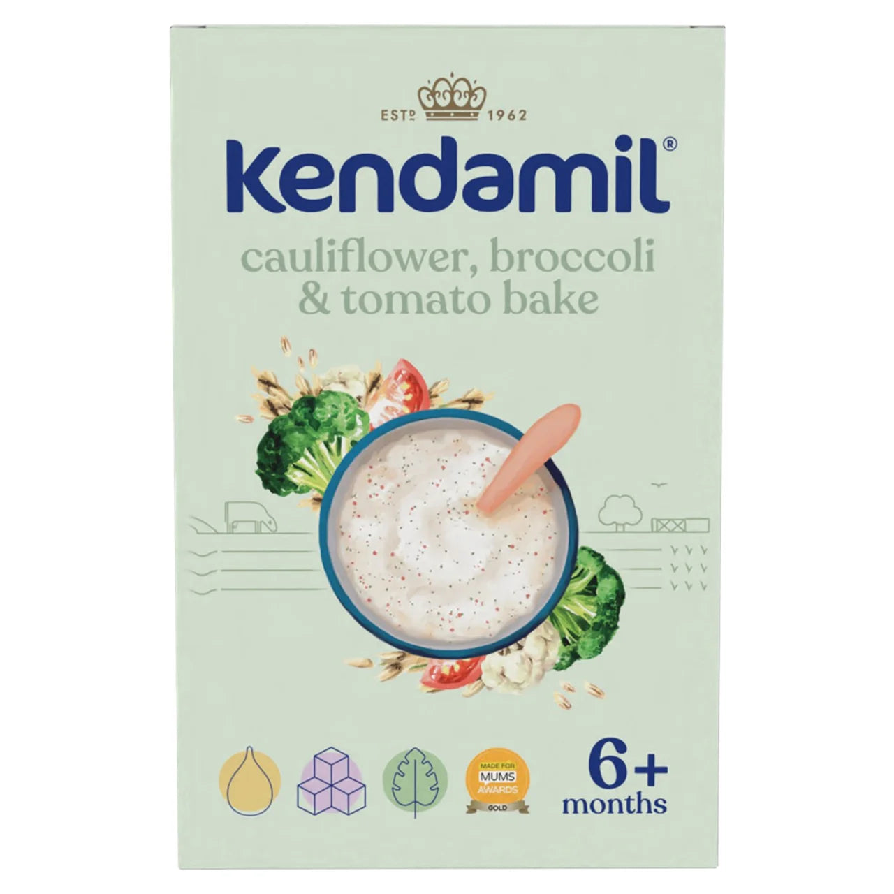 Kendamil Cauliflower Broccoli & Tomato Bake Baby Food 6+ Months - 150g
