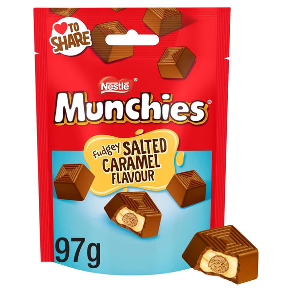 Munchies Salted Caramel Fudge Share Bag - 97g