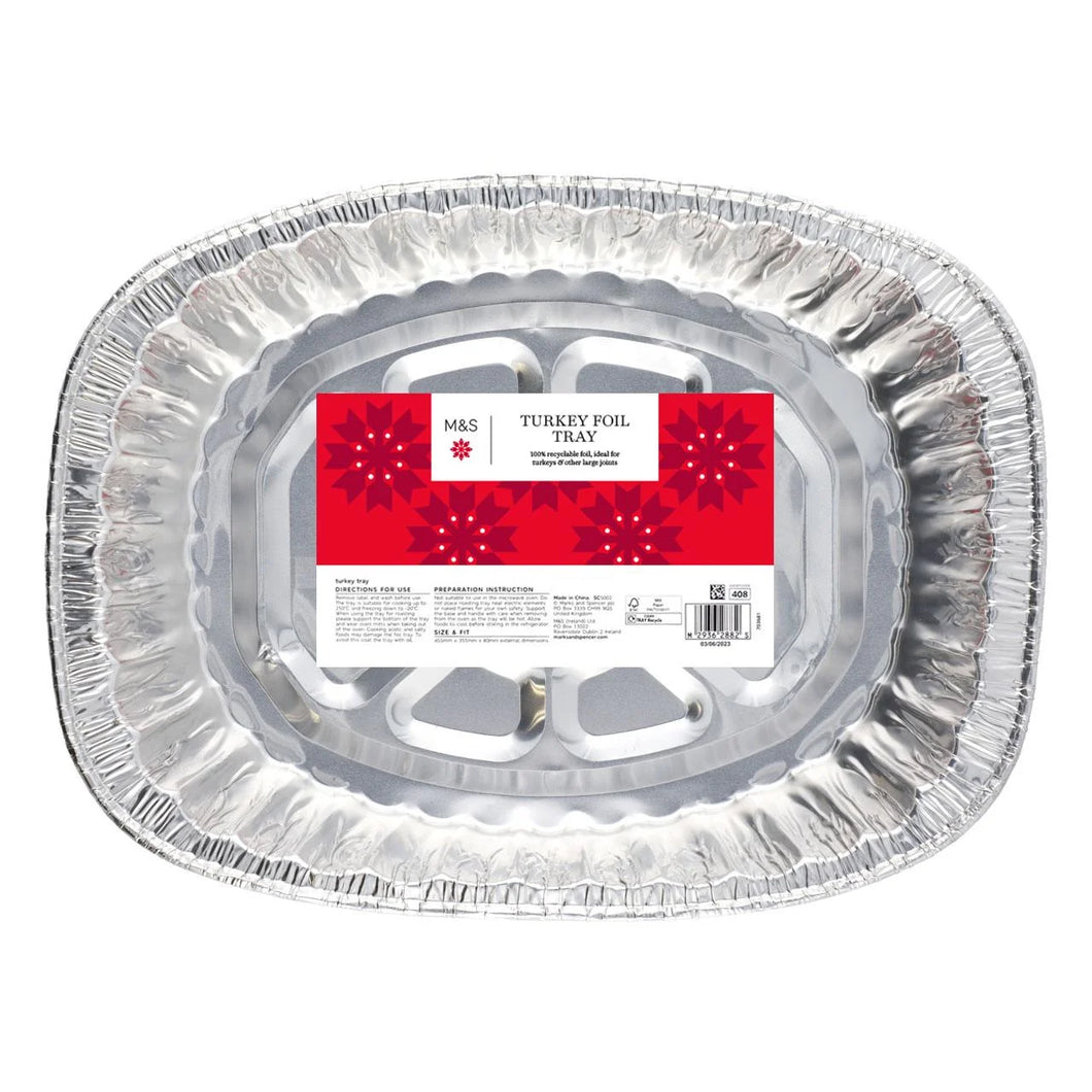 M&S Turkey Foil Tray