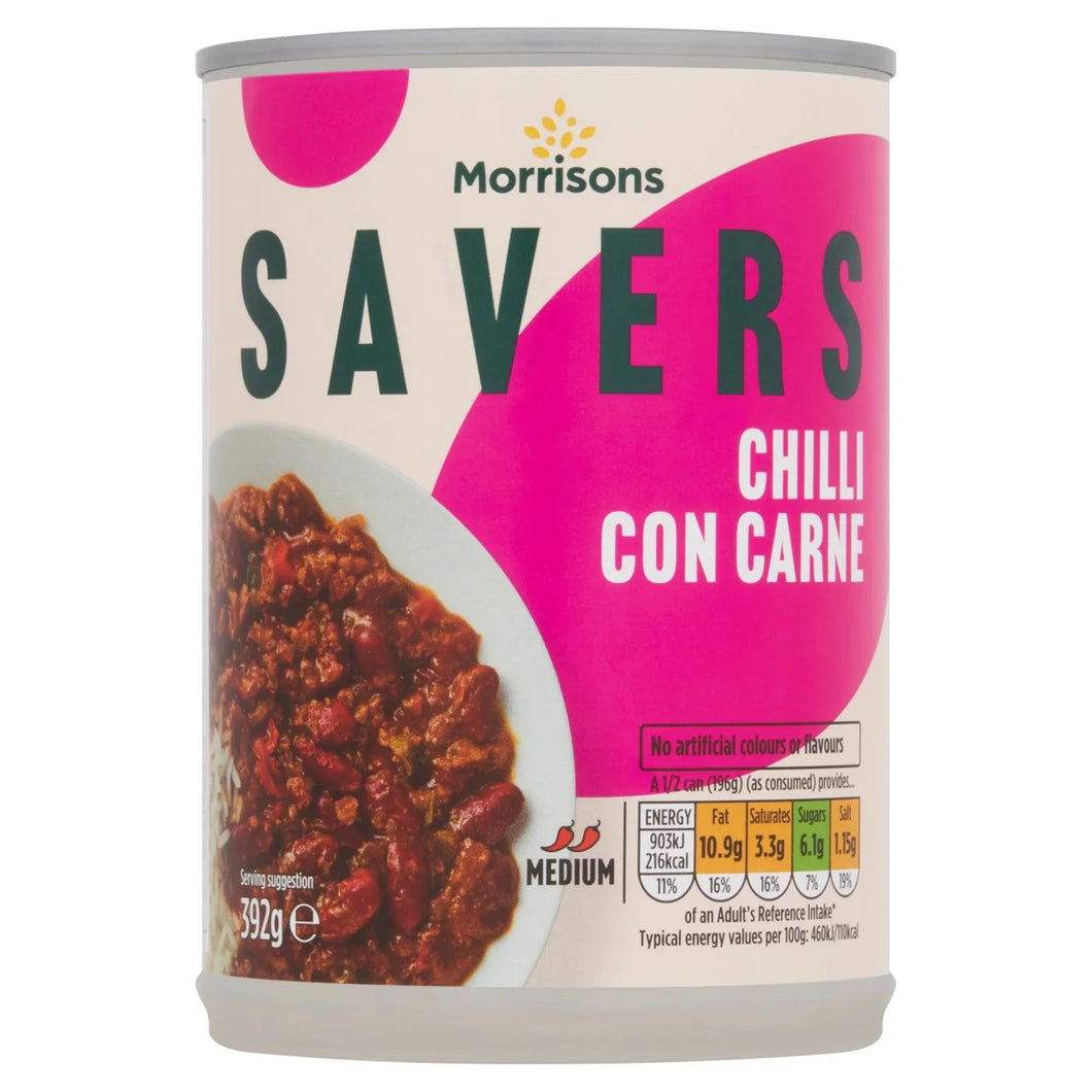 Morrisons Savers Tinned Chilli Con Carne, 392g