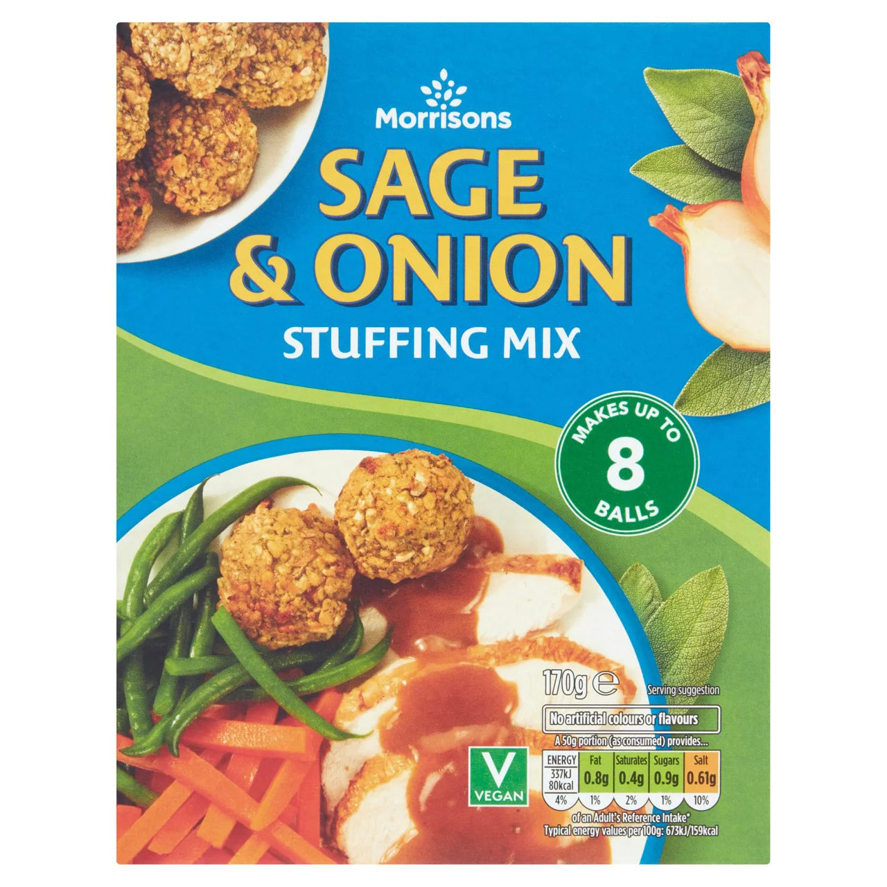 Morrisons Sage & Onion Stuffing Mix 170g
