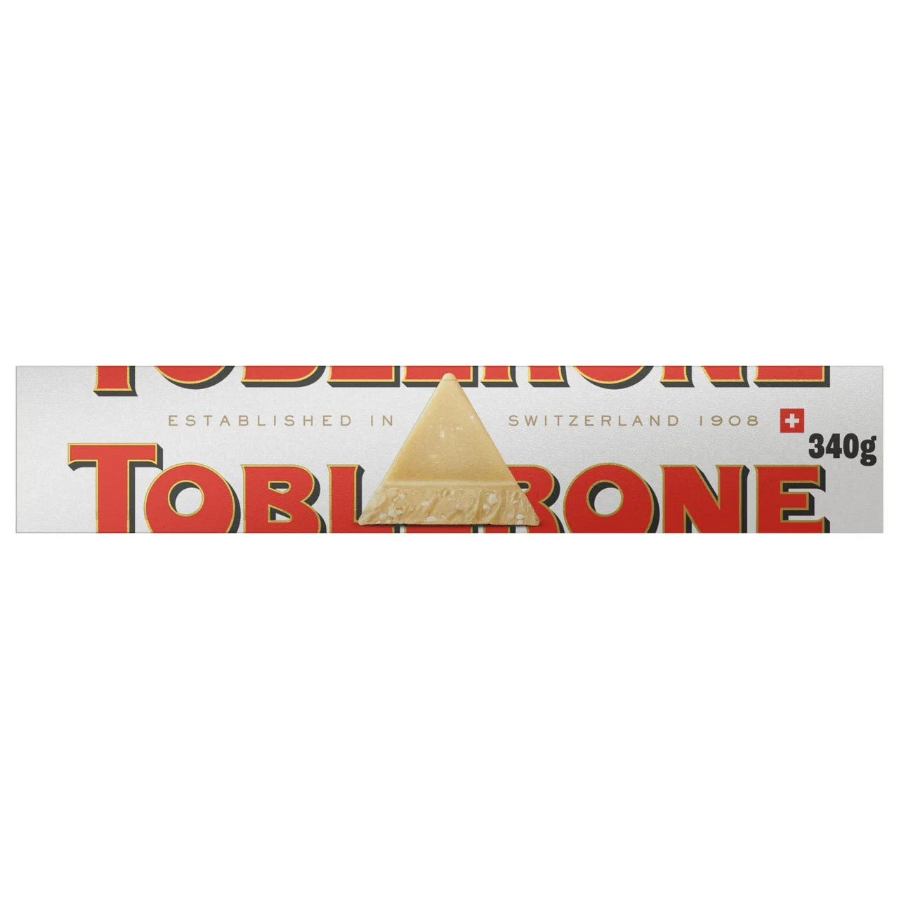 Toblerone White Chocolate with Honey & Almond Nougat - 340g