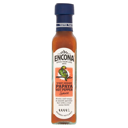 Encona West Indian Papaya Hot Pepper Sauce 142ml
