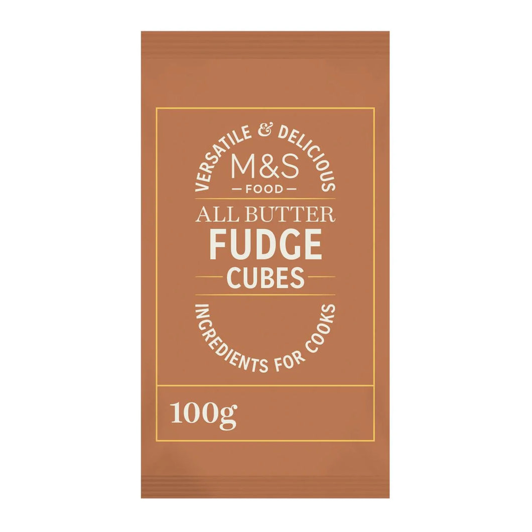 M&S All Butter Fudge Cubes, 100g