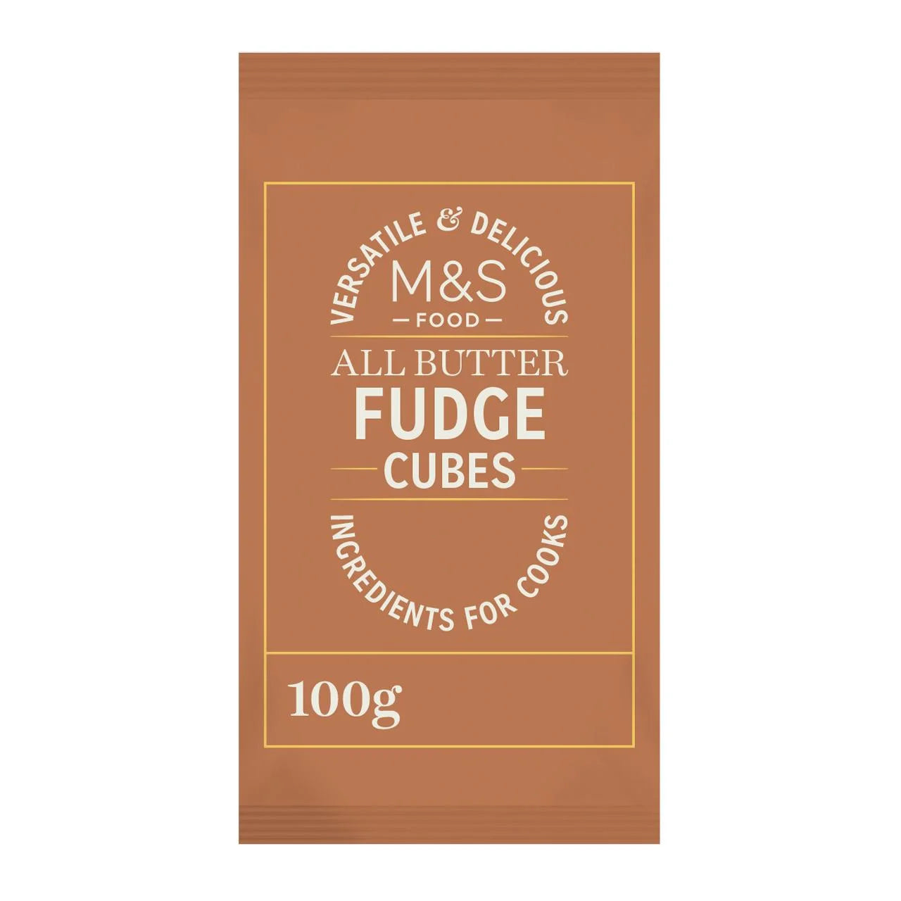 M&S All Butter Fudge Cubes, 100g