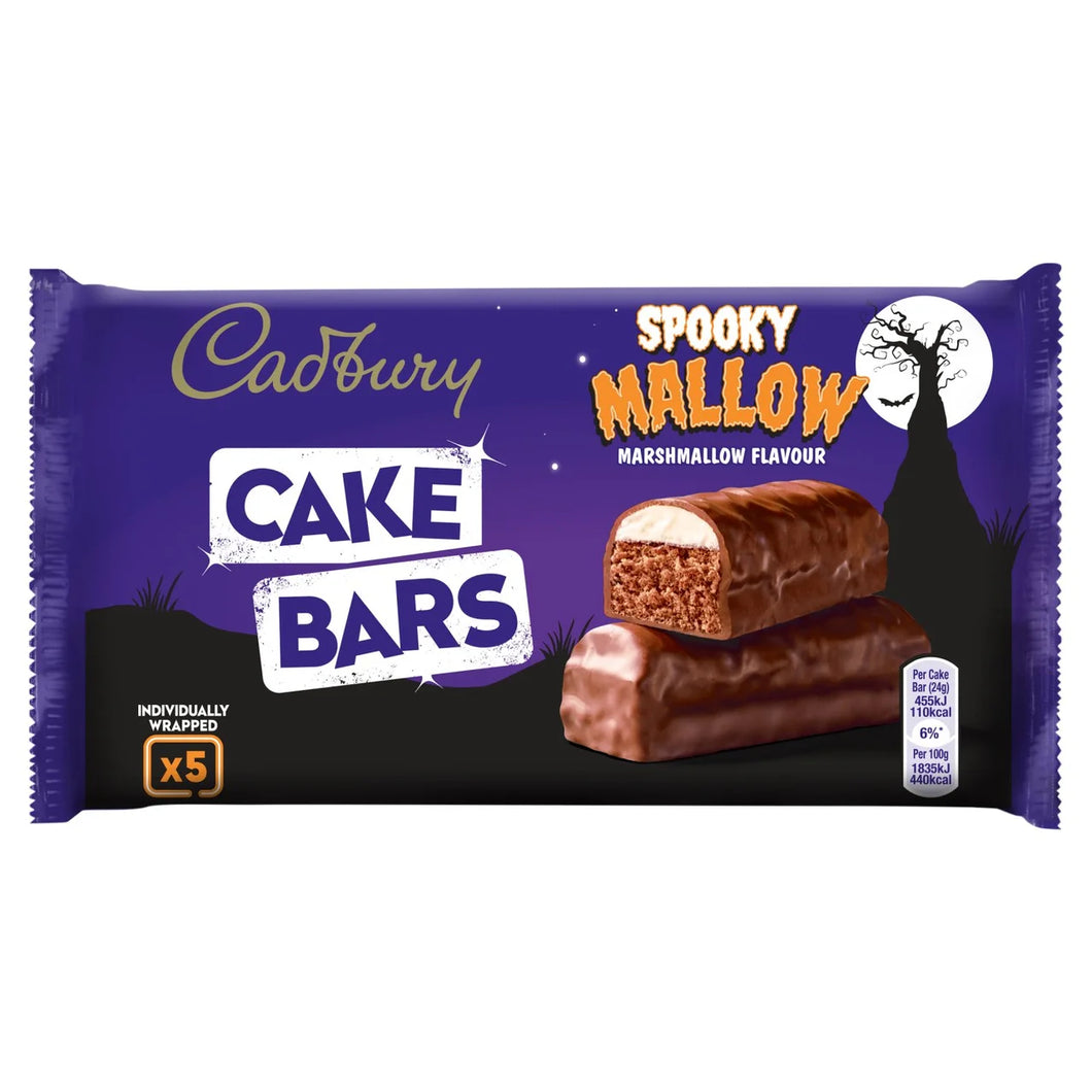 Cadbury Spooky Mallow Cake Bars 5 Pack