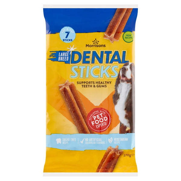 Morrisons Dental Stick Large Breeds, 270g