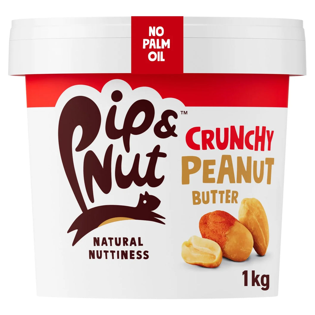 Pip & Nut Crunchy Peanut Butter - 1kg