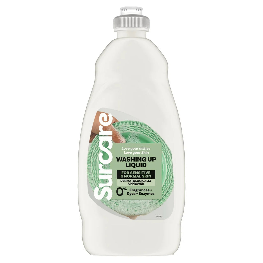 Surcare Sensitive Washing Up Liquid, 450ml