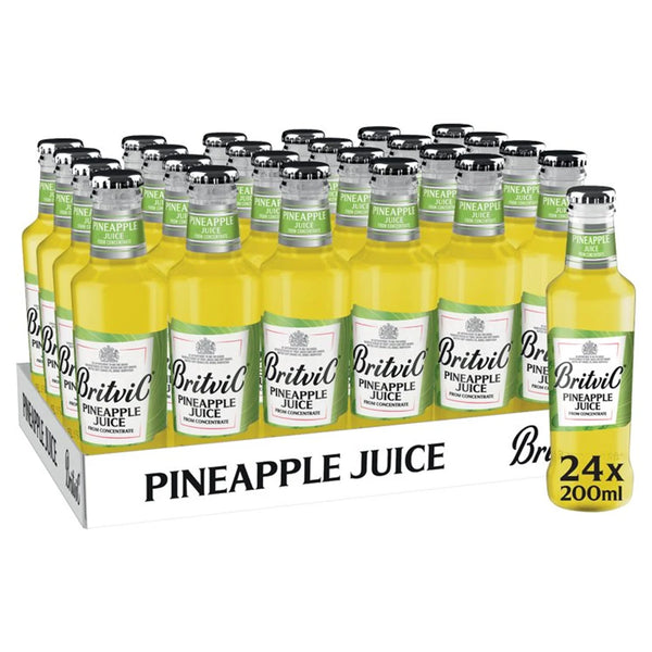 Britvic Pineapple Juice From Concentrate - 24 x 200ml