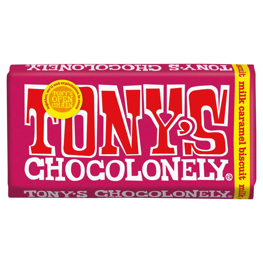 Tony's Chocolonely Milk Caramel Biscuit - 180g