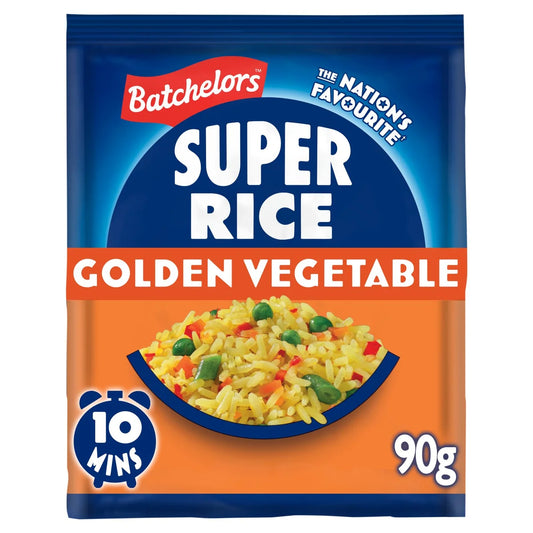 Batchelors Super Rice Golden Vegetable Flavour Packet Rice 90g