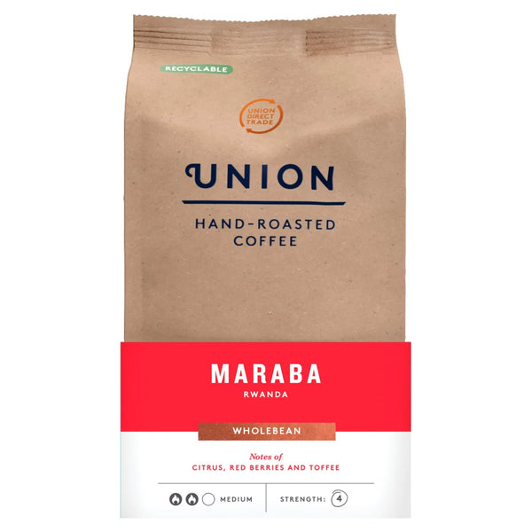 Union Maraba Rwanda Wholebean Coffee, 200g