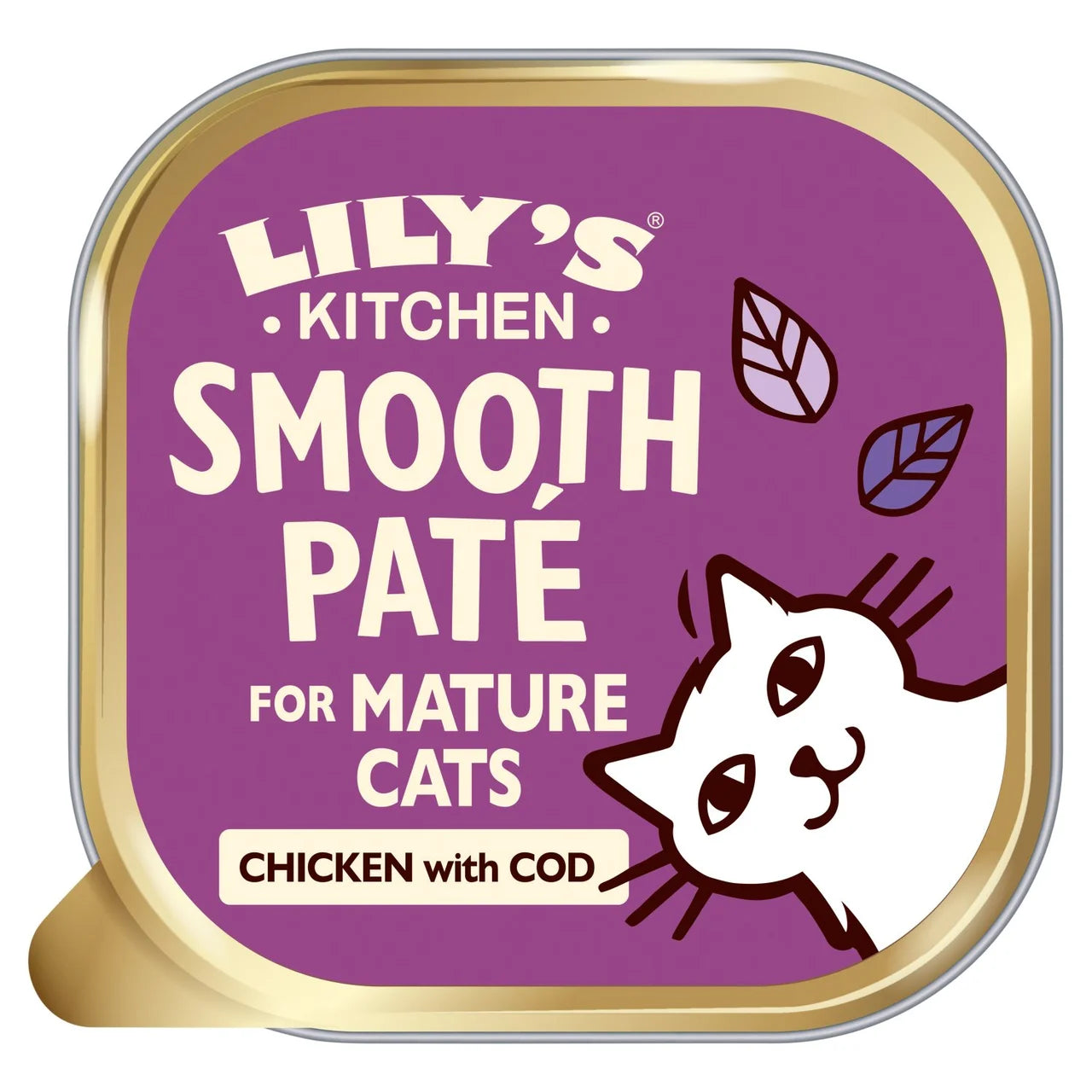 Lily's Kitchen Cat Mature Smooth Chicken & Cod Pate - 85g