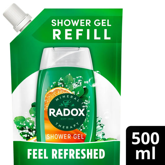 Radox Feel Refreshed Mood Boosting Shower Gel Refill - 500ml