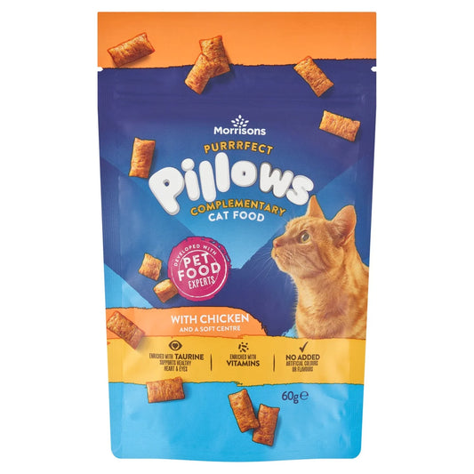 Morrisons Cat Snack Chicken Pillow, 60g