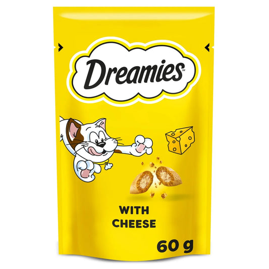 Dreamies Cat Treat Biscuits with Cheese 60g