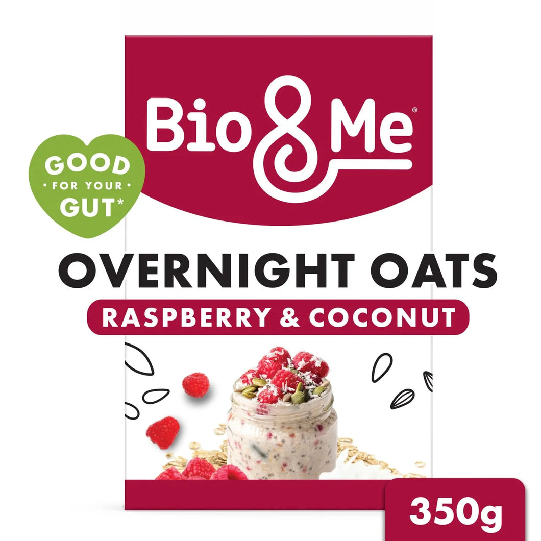 Bio&Me Raspberry & Coconut Overnight Oats 350g