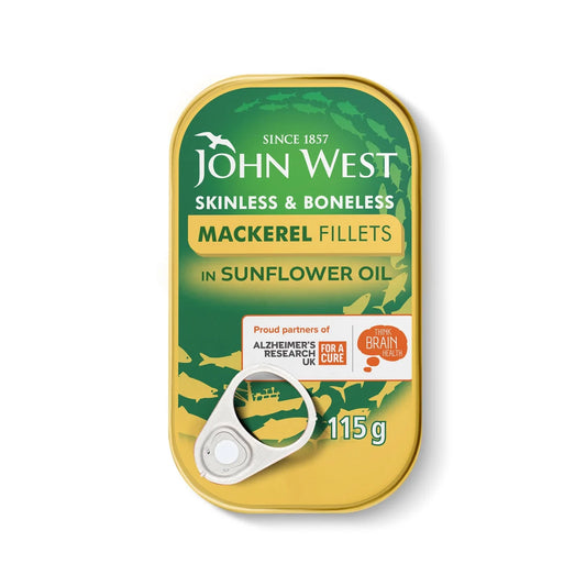 John West Mackerel Fillets in Sunflower Oil 115g