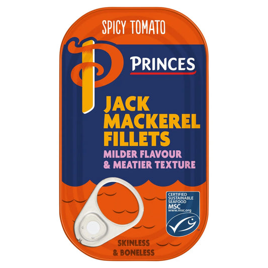 Princes Mackerel Fillets in a Spicy Tomato Sauce 125g