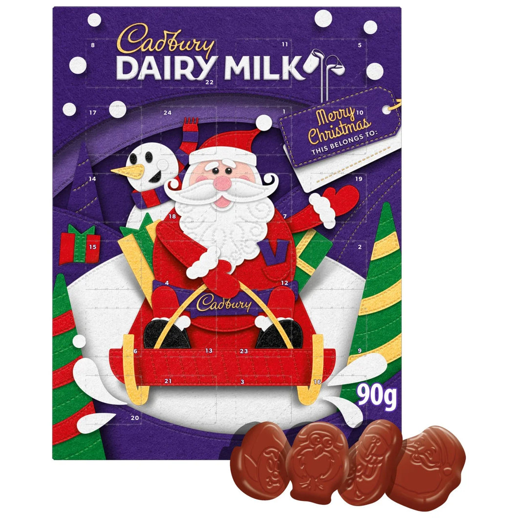 Cadbury Dairy Milk Chocolate Advent Calendar - 90g