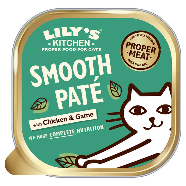 Lily's Kitchen Chicken & Game Pate for Cats - 85g