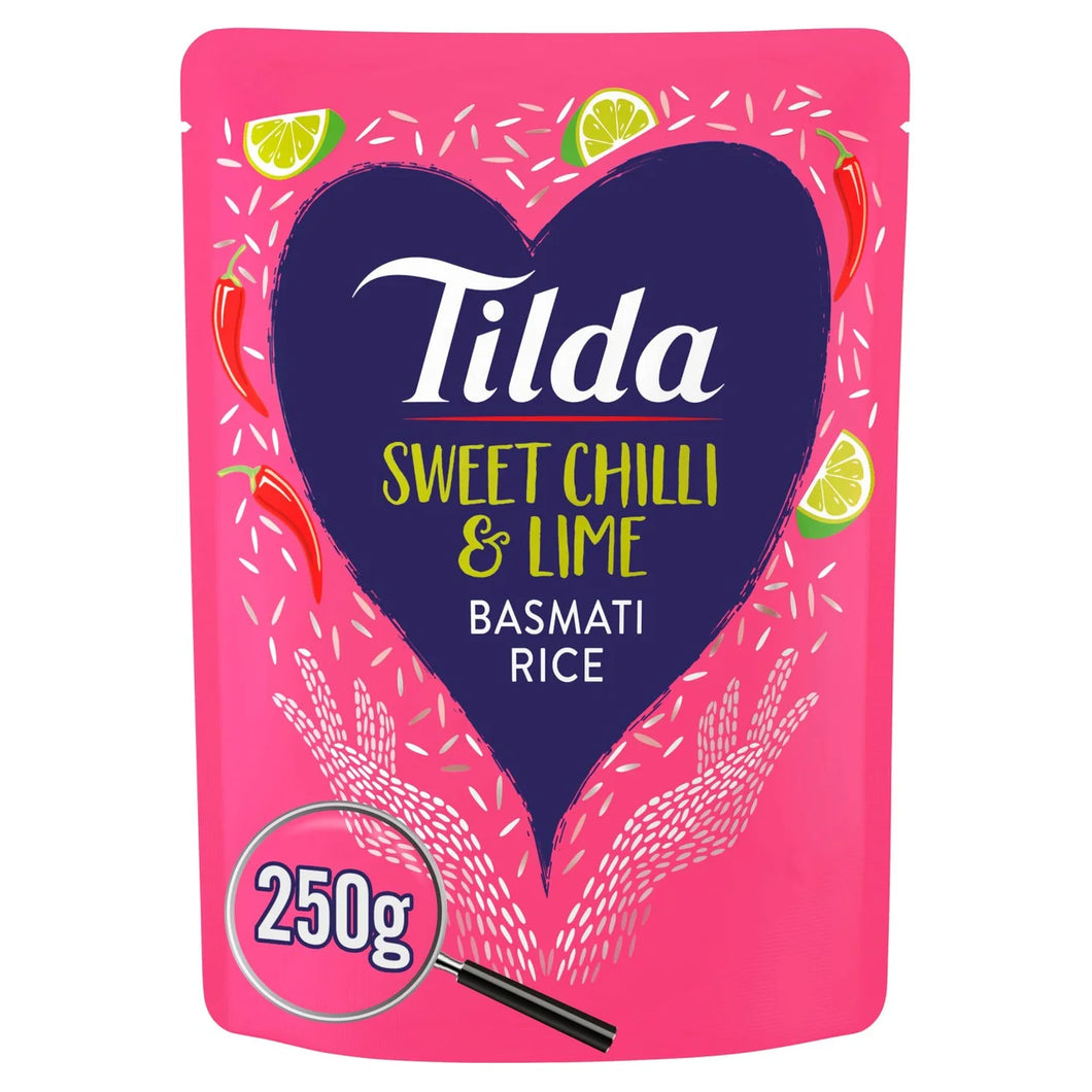 Tilda Microwave Sweet Chilli and Lime Basmati Rice - 250g
