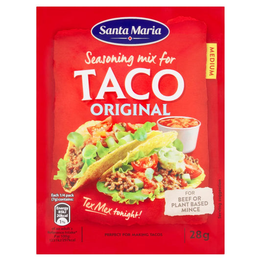 Santa Maria Taco Medium Seasoning Mix 28g