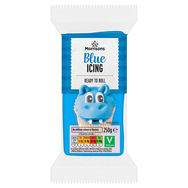 Morrisons Blue Icing, 250g
