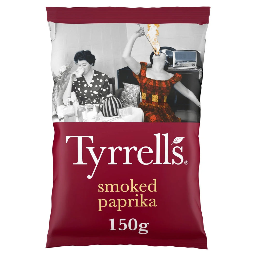 Tyrrell's Smoked Paprika Potato Chips, 150g