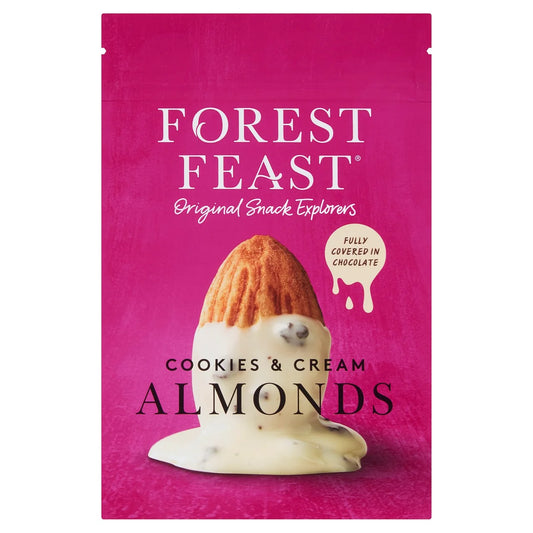 Forest Feast Cookies & Cream White Chocolate Almonds 120g