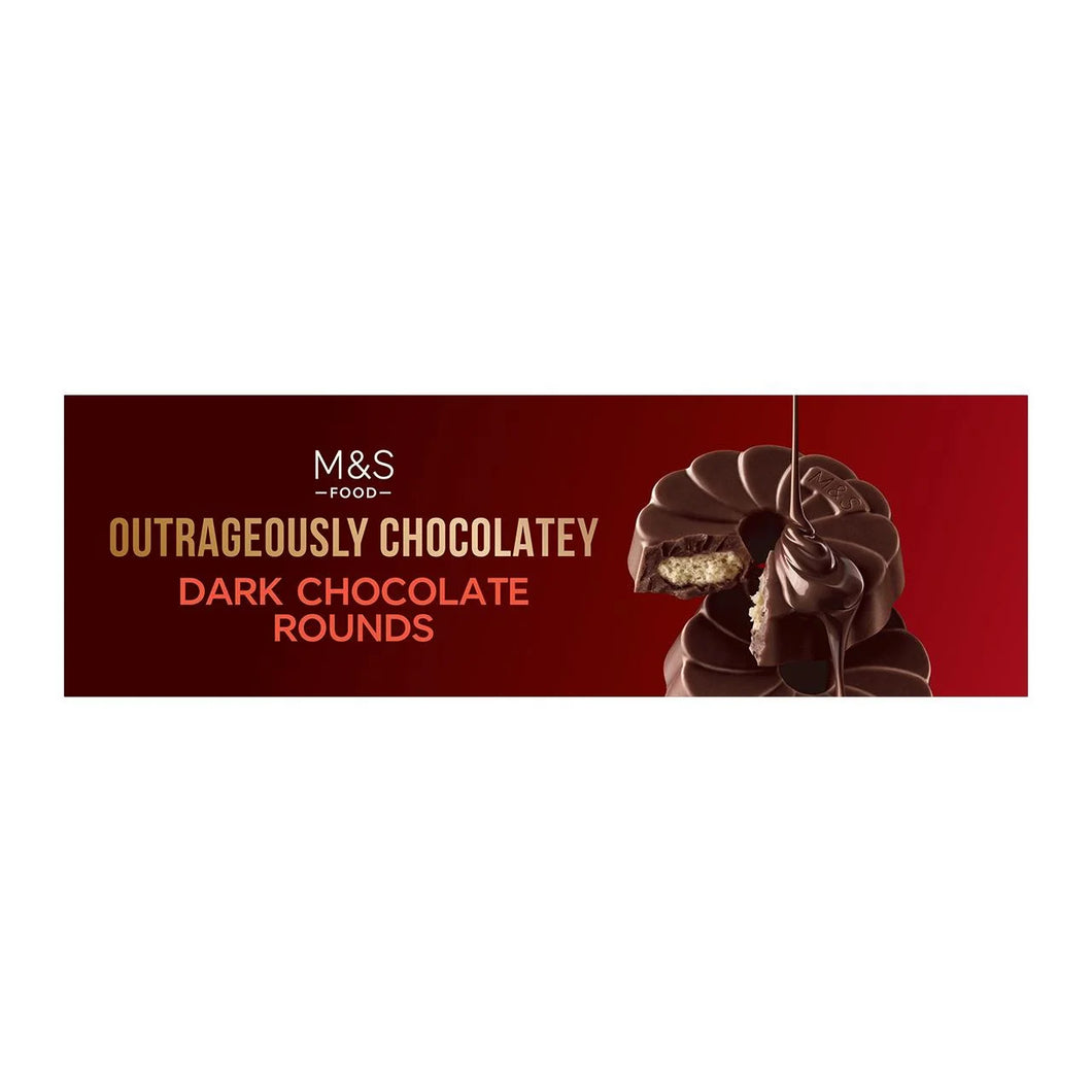 M&S Outrageously Chocolatey Dark Chocolate Rounds, 200g