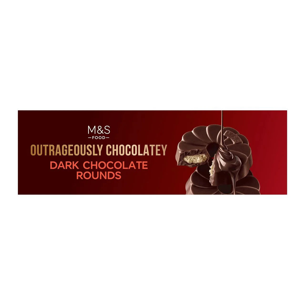 M&S Outrageously Chocolatey Dark Chocolate Rounds, 200g