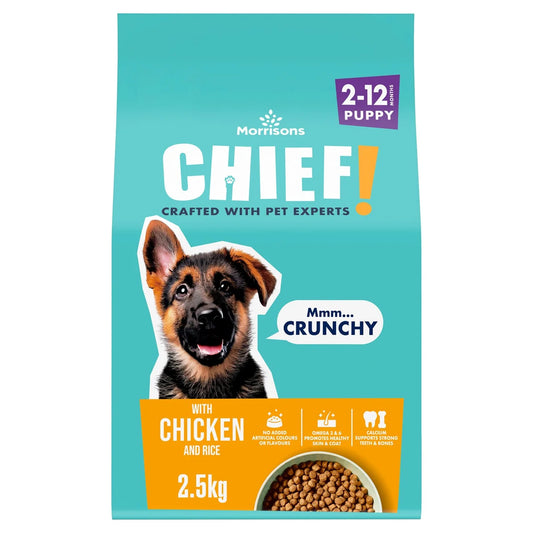 Morrisons Chicken & Veg Puppy Food, 2.5 kg