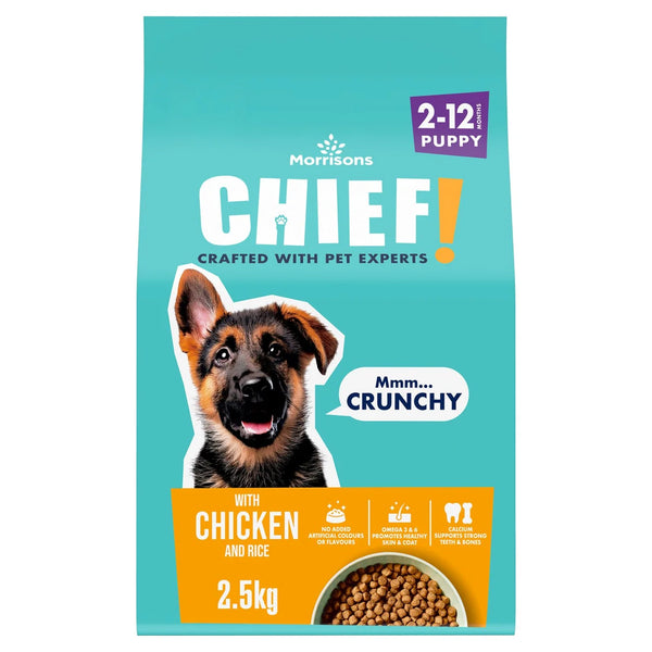 Morrisons Chicken & Veg Puppy Food, 2.5 kg