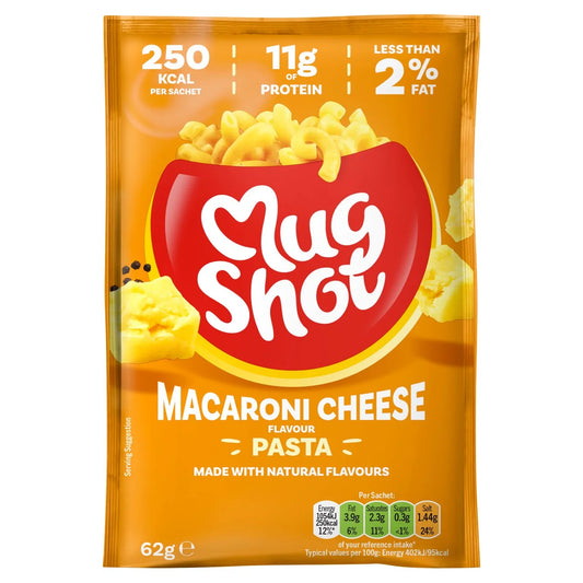 Mug Shot Macaroni Cheese Pasta, 45g