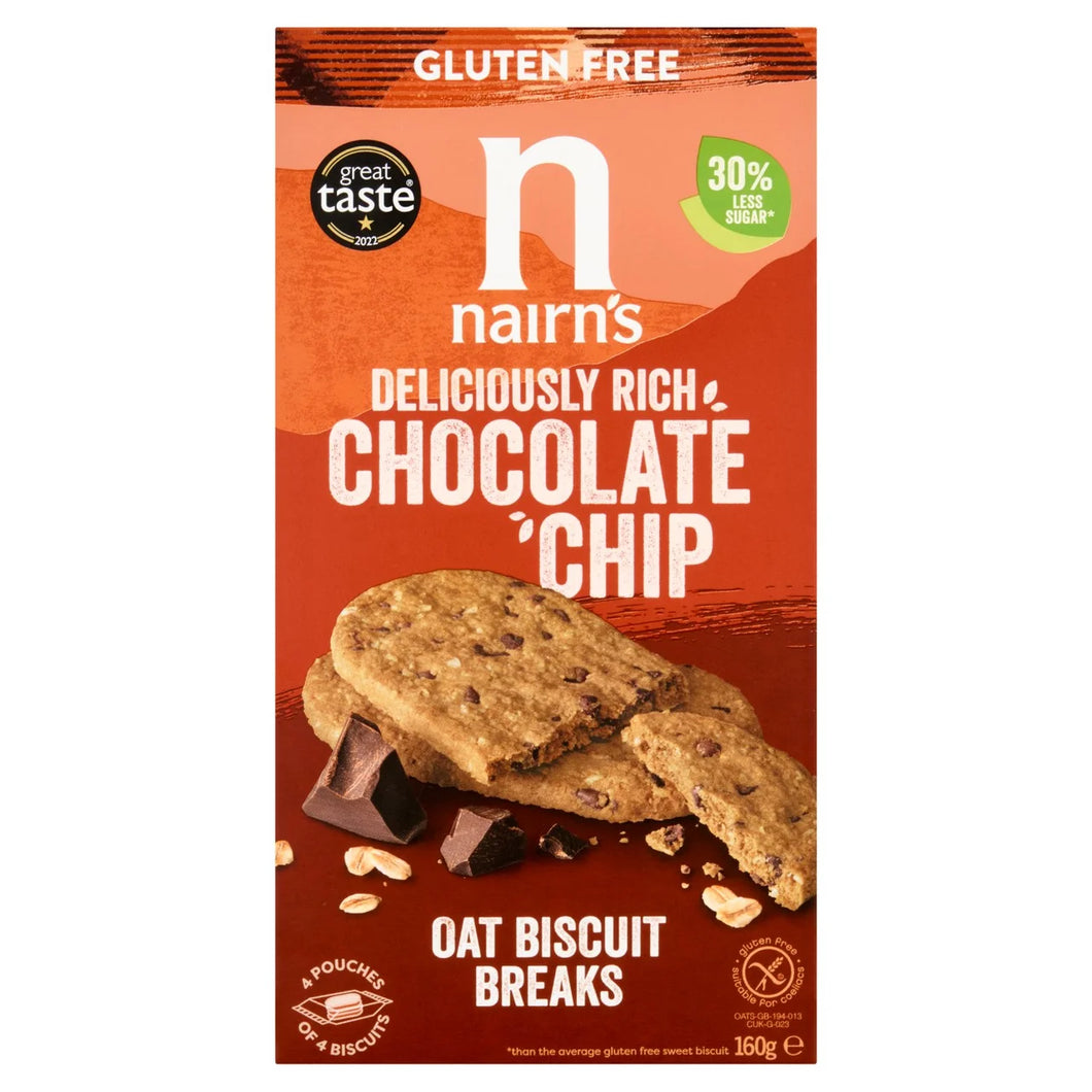 Nairn's Gluten Free Choc Chip Biscuits - 160g