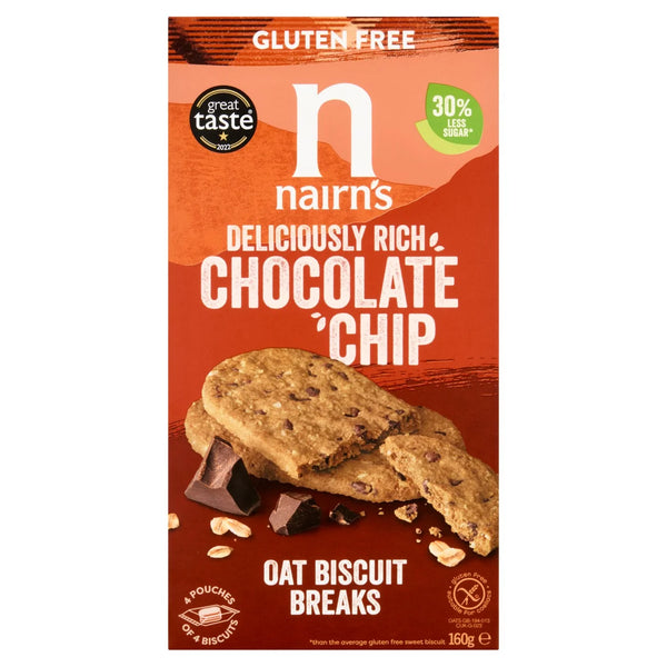 Nairn's Gluten Free Choc Chip Biscuits - 160g