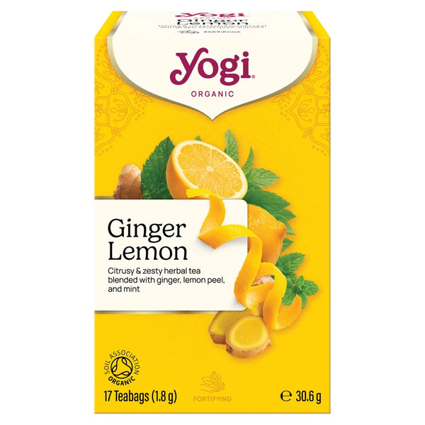 Yogi Tea Organic Ginger Lemon 17 per pack