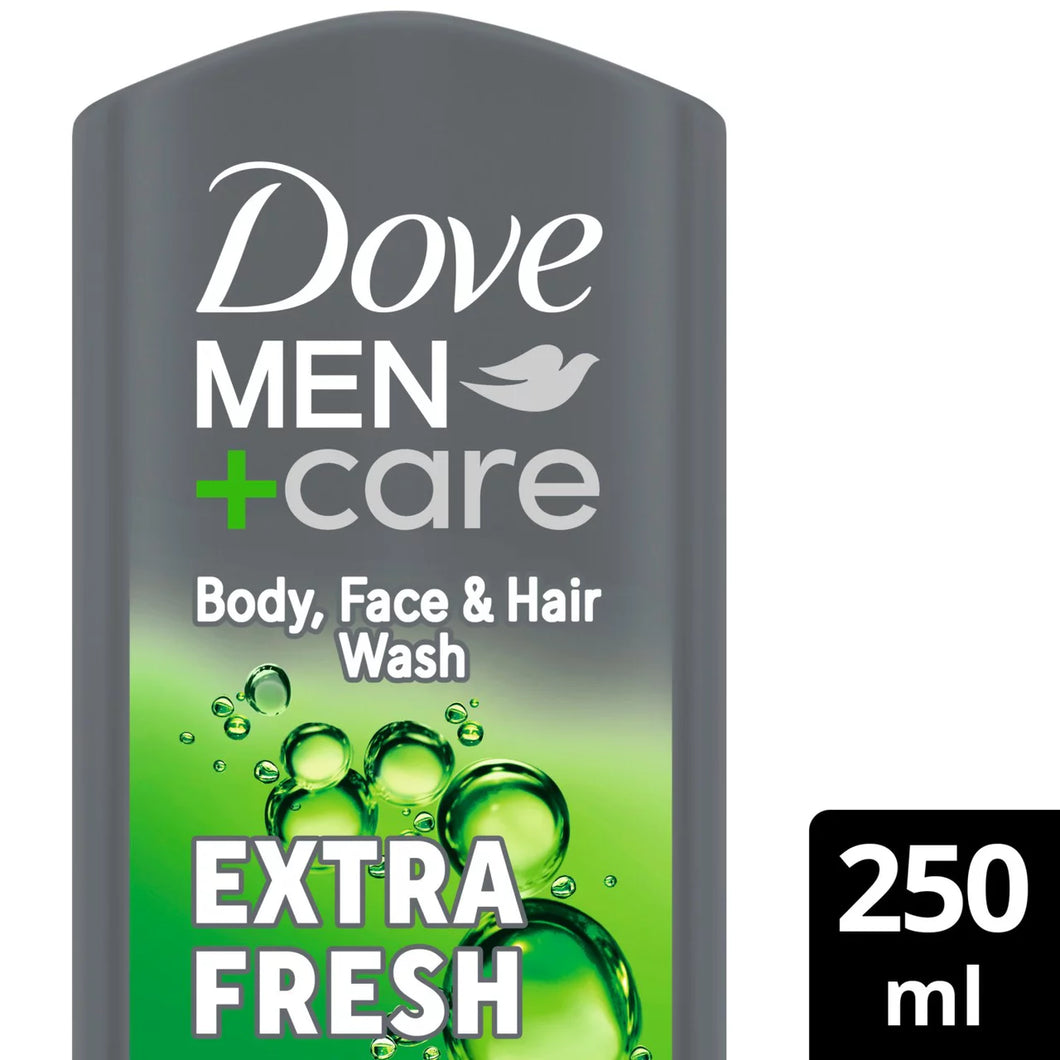 Dove Men+Care Fresh Awake Body & Face Wash 250ml