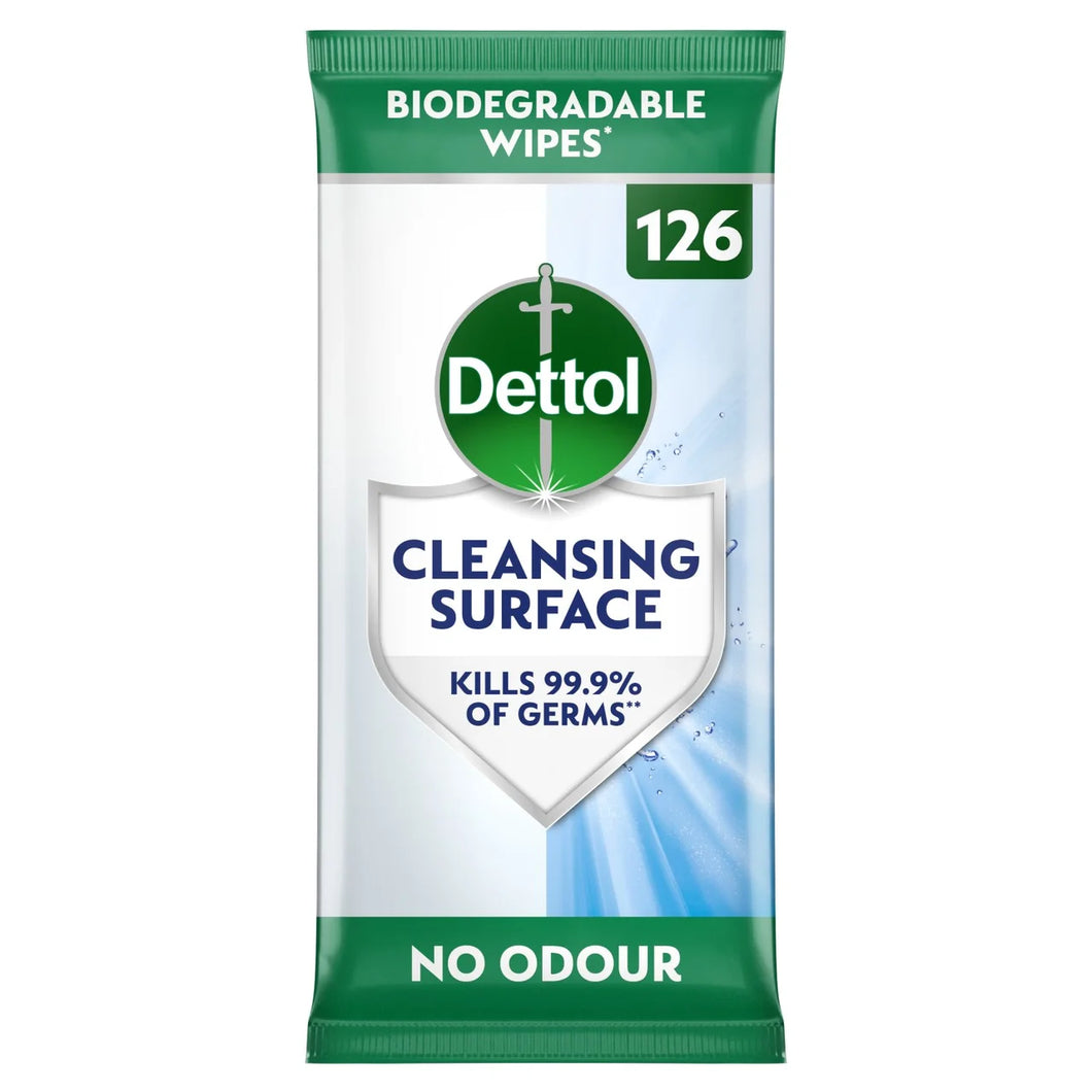 Dettol Anti-Bac Surface Wipes Original 126 Pack 126 per pack