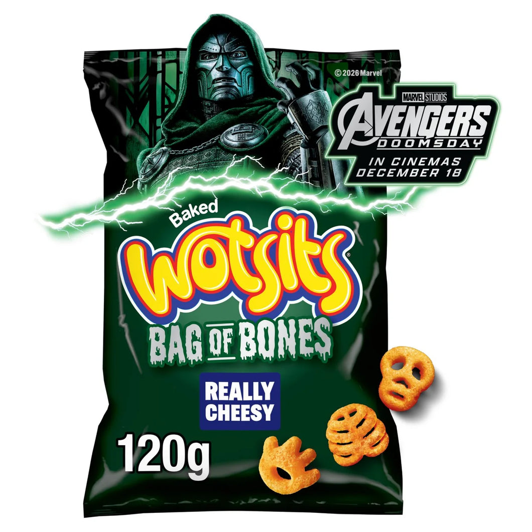 Wotsits Bag of Bones Really Cheesy - 120g