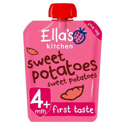 Ella's Kitchen Organic Sweet Potatoes, Sweet Potatoes, Sweet Potatoes 70g