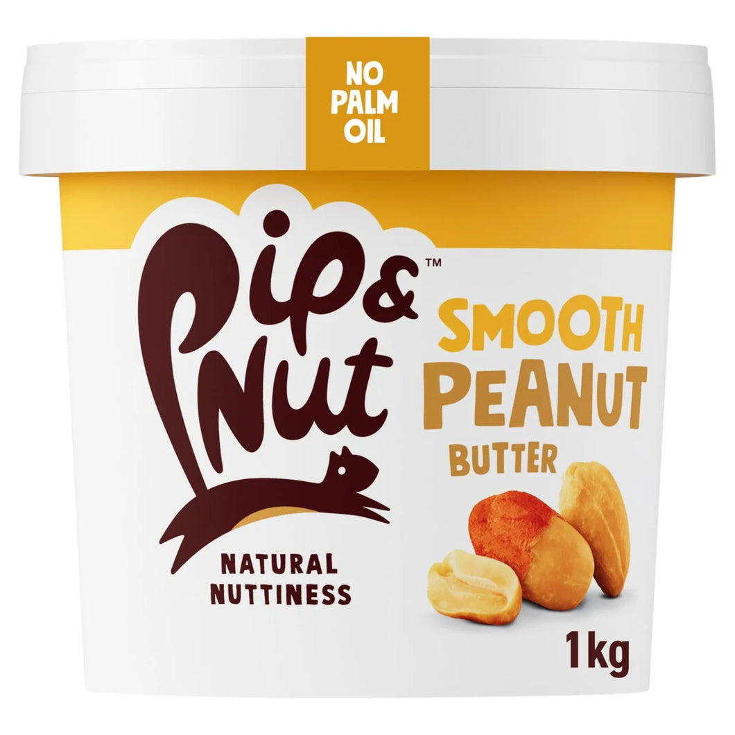 Pip & Nut Smooth Peanut Butter - 1kg